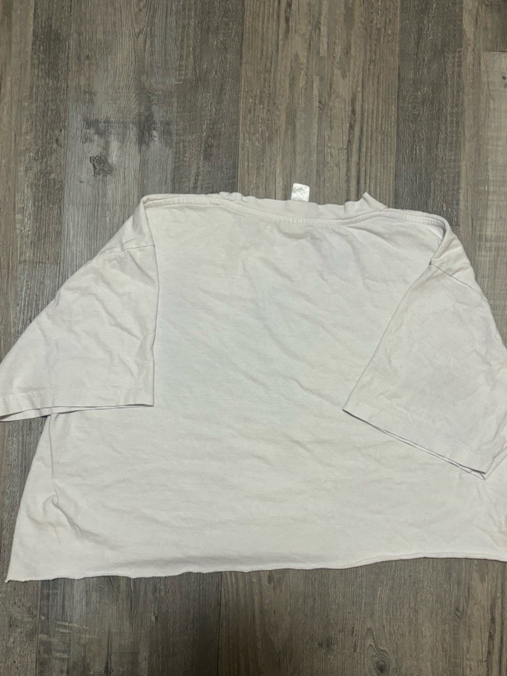 Crop Graphic Tee - White - Picture 6 of 6
